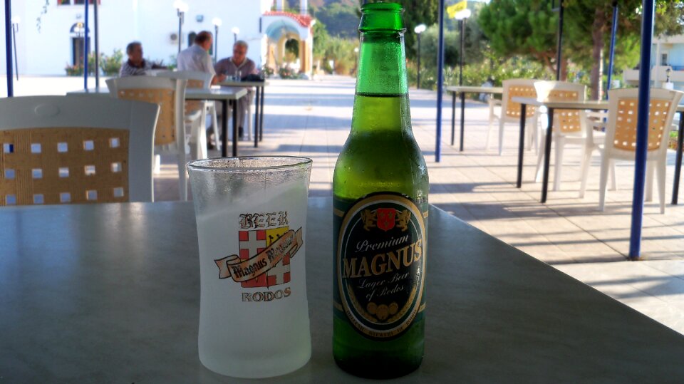 Beer greek rhodes bar