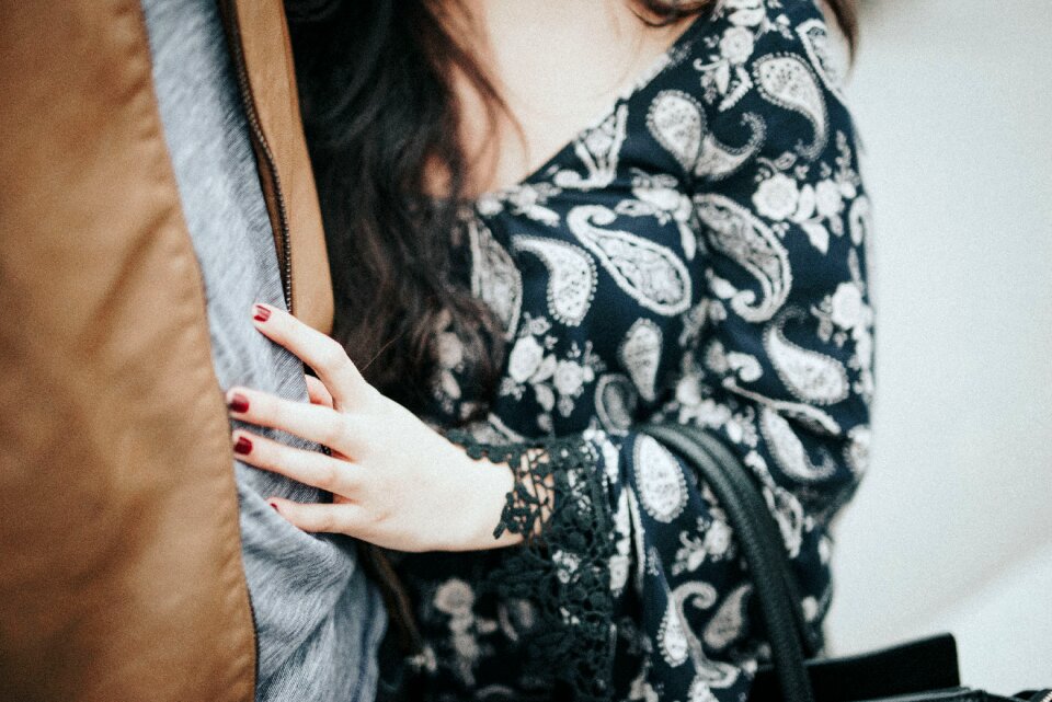 Couple clothing hand