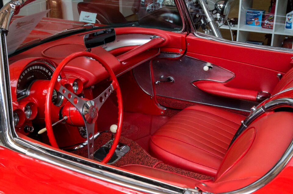 Cabriolet oldtimer cockpit
