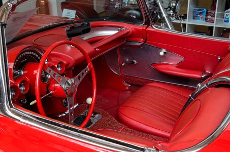 Cabriolet oldtimer cockpit