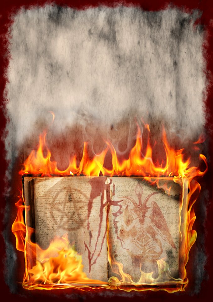 Pentacle background occultism