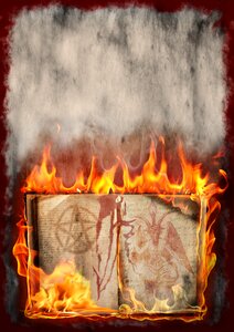 Pentacle background occultism photo