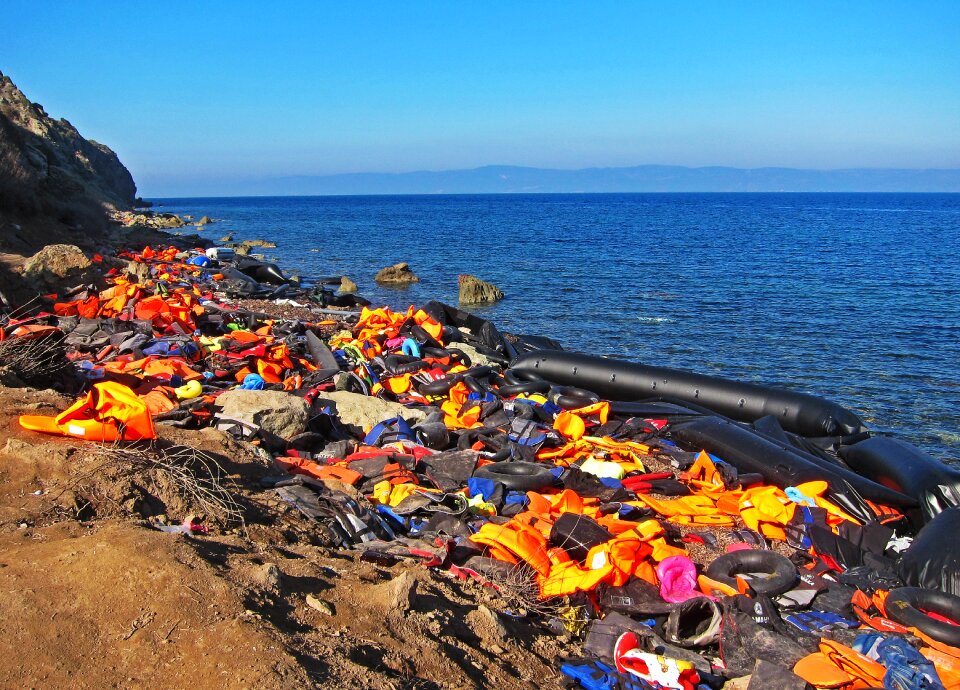 Orange beach refugees