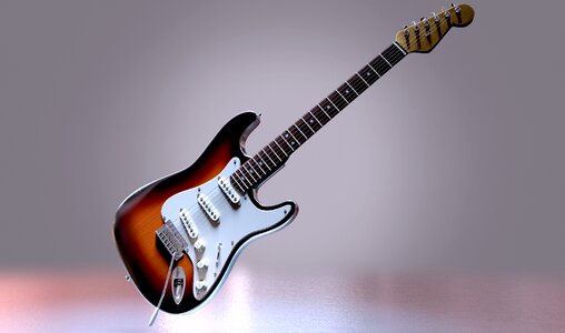 Musical instrument electrically rock music photo