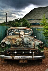 Automotive abandoned antique