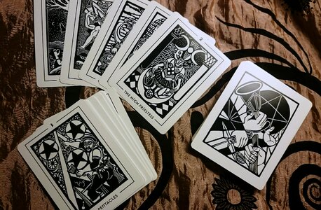 Occult cards art photo