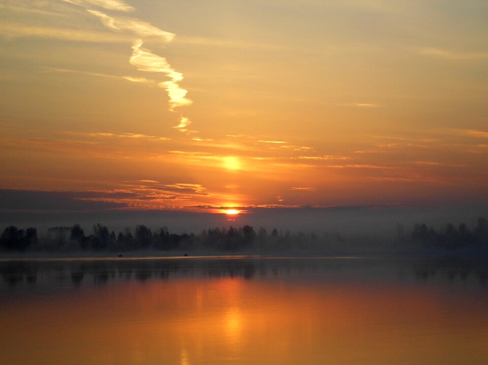 Sky beach early morning