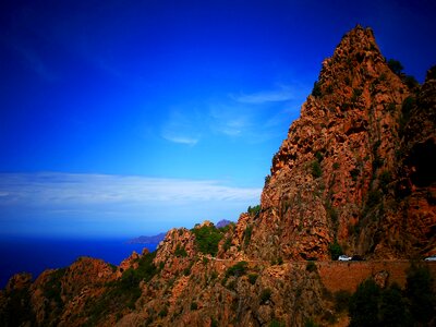 Contrast landscape colorful