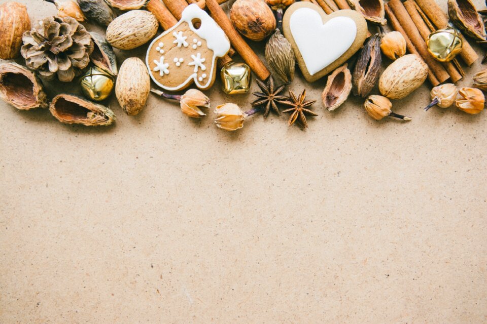 Ornaments material brown art