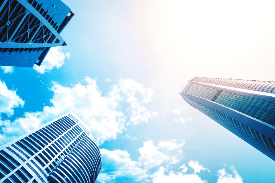 Cloud blue sky