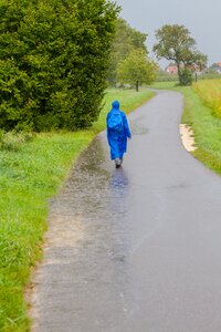 Rain hike rain wanderer photo