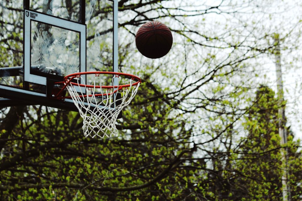Nature outdoor basketball