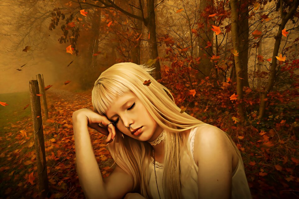 Beauty model gothic