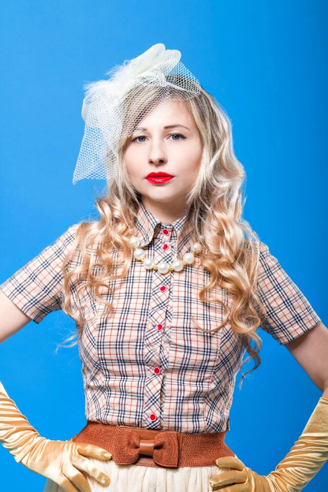 Woman girl portrait