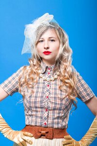 Woman girl portrait