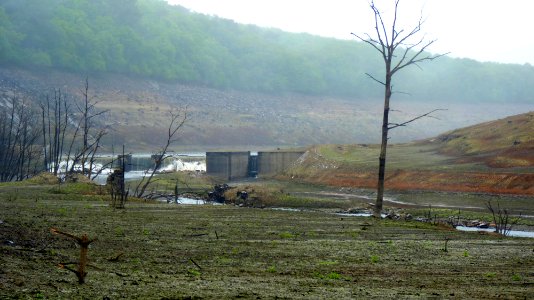 Vidange du barrage de Guerledan (7)