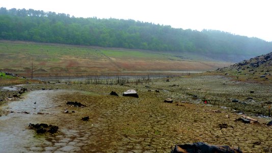 Vidange du barrage de Guerledan (2)