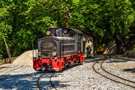 Milies railway station rails