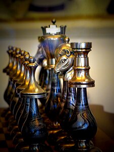 Chess decoration antique