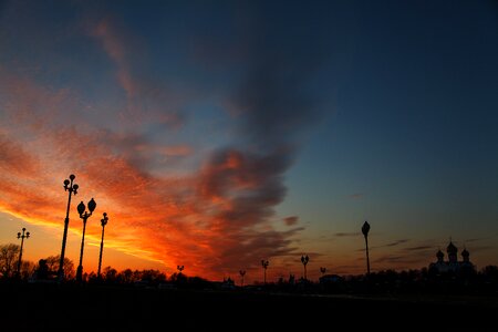 Sunset yaroslavl orthodoxy