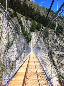 Nature landscape bridge