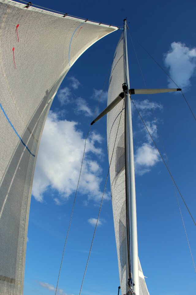 Sky sailing boats sailing trip