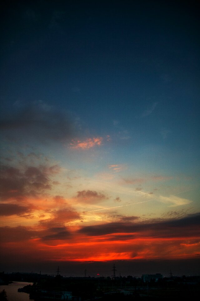 Sky sun sunset