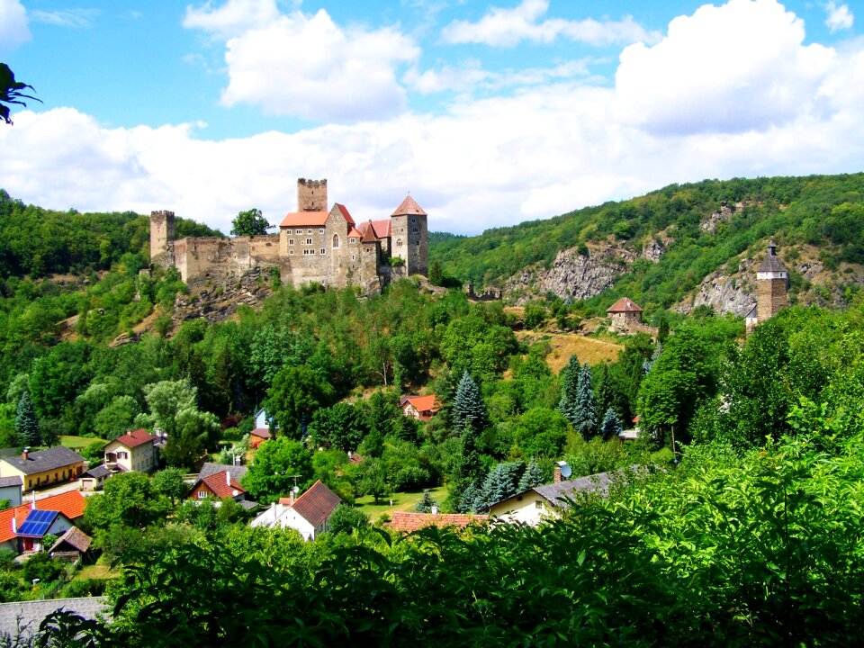 Hardegg castle landscape austria