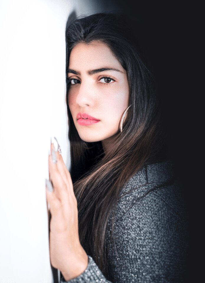 Girl portrait brunette