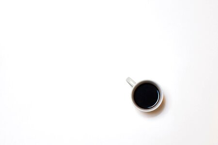 Black coffee espresso photo