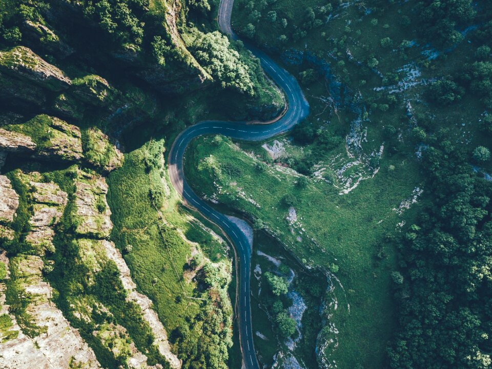 Nature valley aerial photo