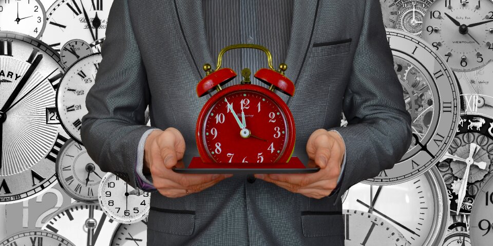 Meeting time clock