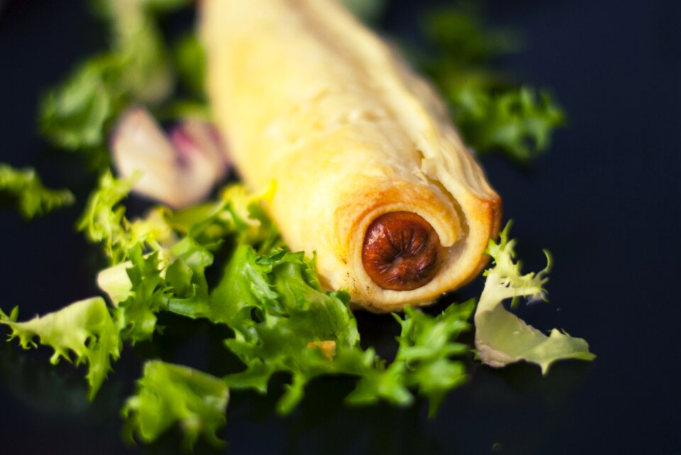 Sausage food lettuce