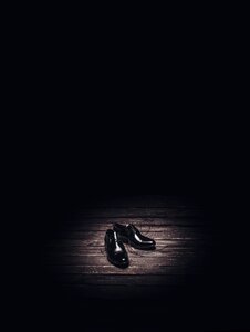 Dark blue fashion blue shoes