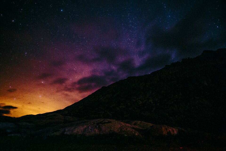 Cloud stars mountain