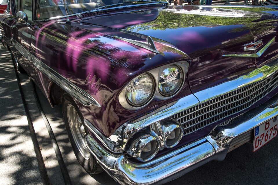 Chrome classic vehicle