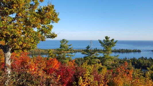 Fall scenic landscape