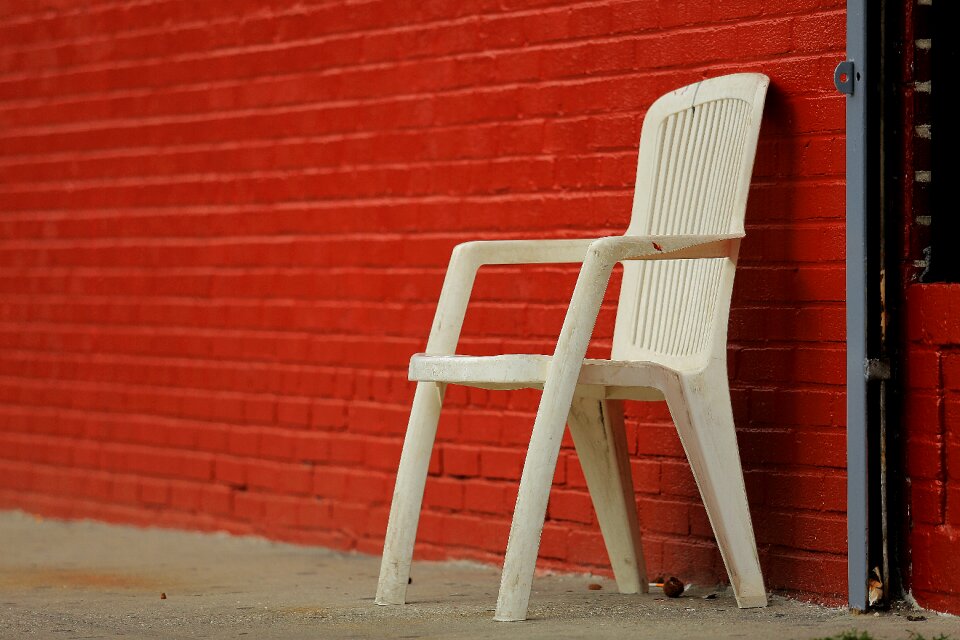 Red chair casual