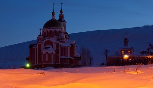 Religious russia beautiful temple photo