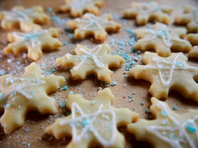 Pastries christmas baking cookies photo