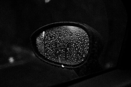 Water raindrops night photo