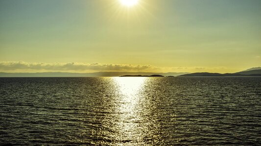 Dawn sky horizon