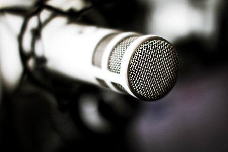 Microphone filter music photo