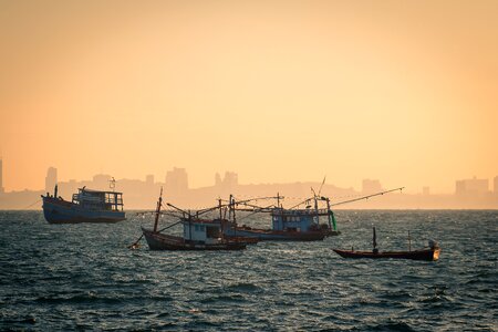 Sea water the island thailand