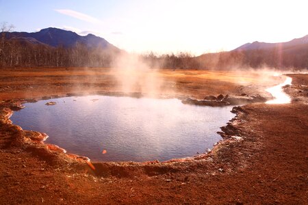 Boiling water silence kamchatka photo