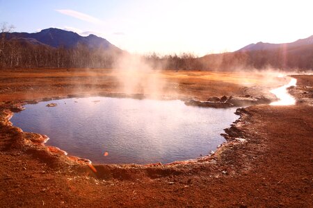 Boiling water silence kamchatka