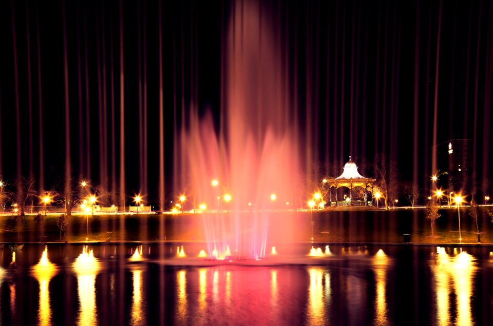 Lights dark night