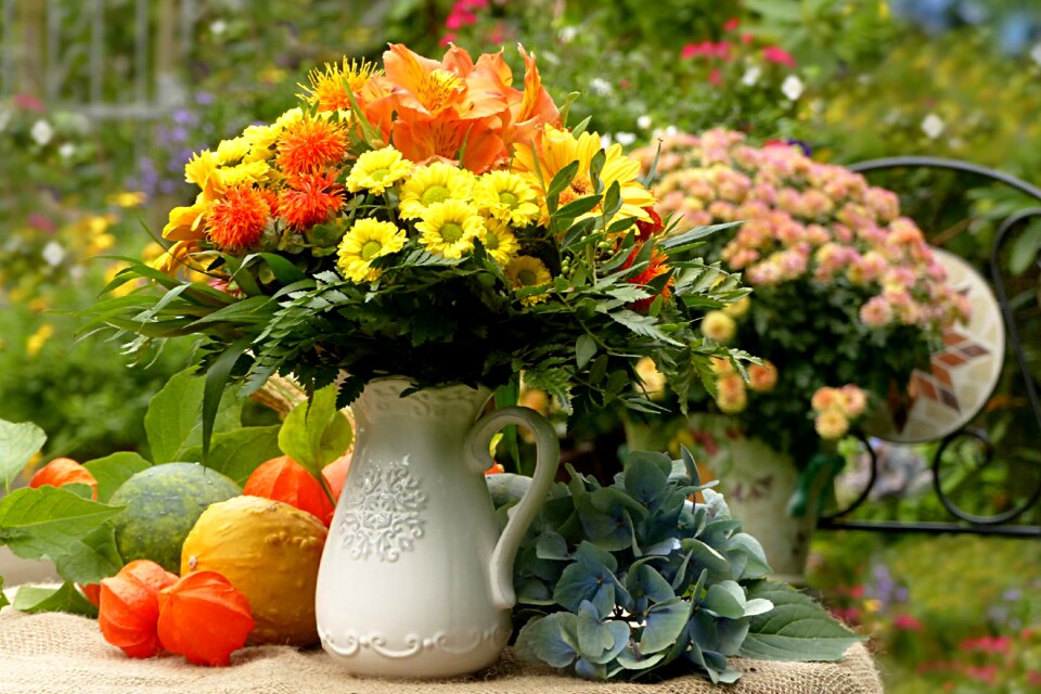 Autumn pumpkin gourd