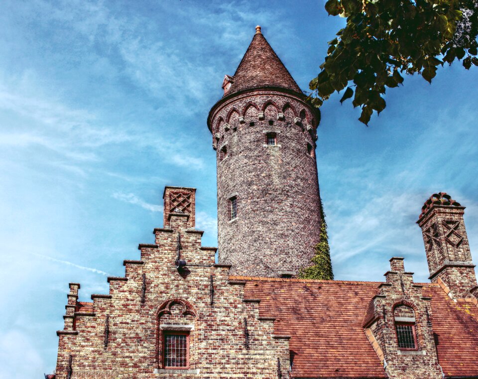 Romantic historic center facade