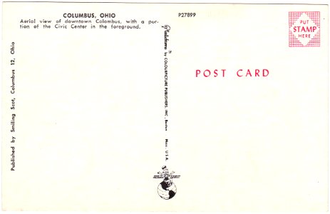 Back of Columbus, Ohio (Date Unknown)